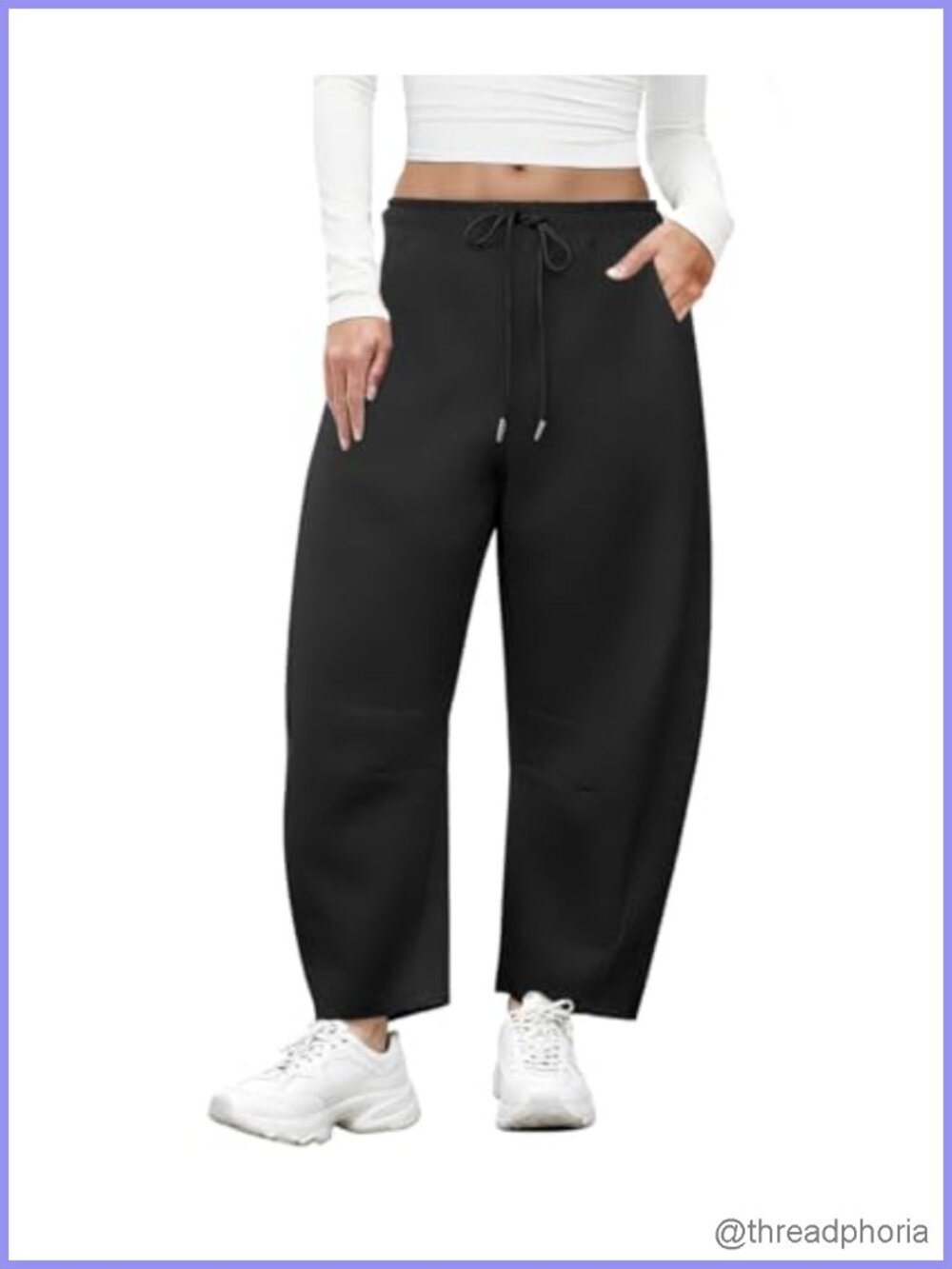 Women Barrel Sweatpants Wide Leg Lounge Plus Size